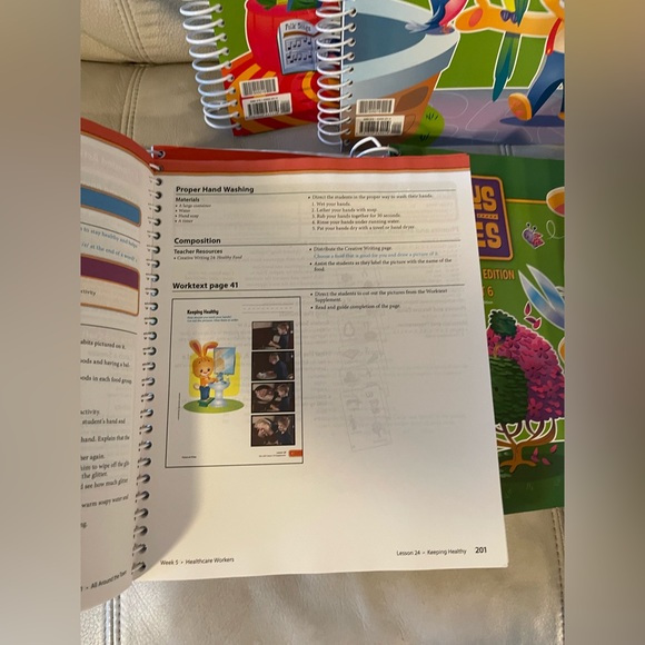 BJU Press Focus on Fives Teacher's Edition Fourth 4th Edition Part 1-6 - Picture 3 of 6